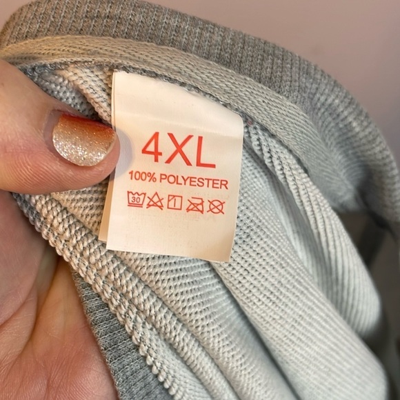 Harry Potter Sarcasm Avada Kedavra Wand Magic Gray Sweatshirt size 4XL - Picture 4 of 13